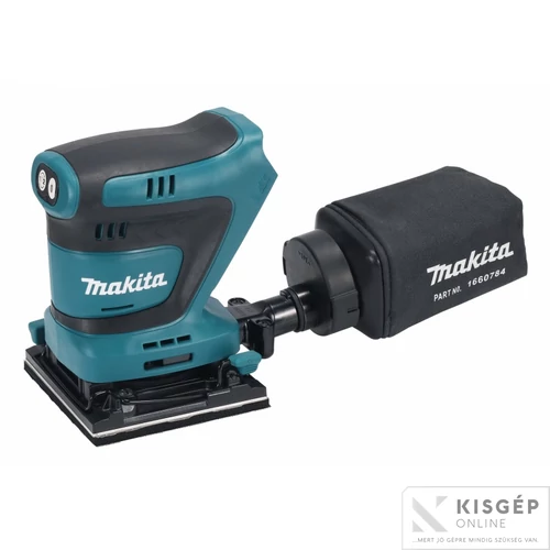 Makita DBO480RTJ 18V LXT Li-ion 112x102mm rezgőcsiszoló 2x5,0Ah