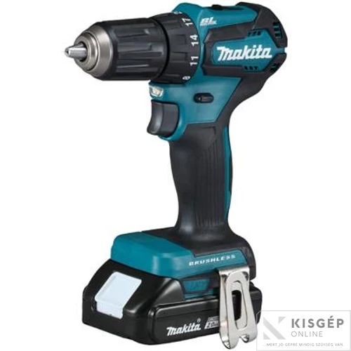 Makita DDF483RAJ 18V LXT 40 Nm fúró-csavarbehajtó akkuval és töltővel 2x2,0 Ah