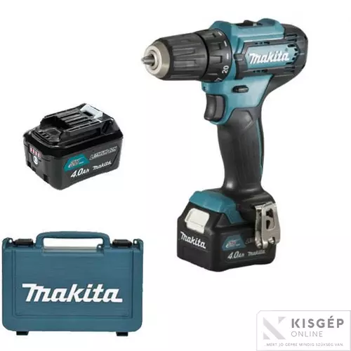 DF333DSME Makita DF333DSME 12Vmax CXT Li-ion 30Nm fúró-csavarbehajtó 2x4,0Ah