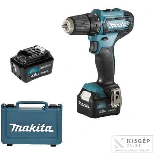 Makita DF333DSME 12Vmax CXT Li-ion 30Nm fúró-csavarbehajtó 2x4,0Ah