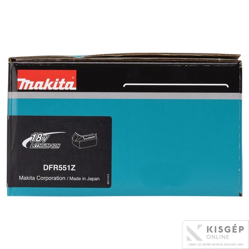 Makita DFR551Z 18V LXT Li-ion BL 55mm-es 0-6000f/perc táras csavarbehajtó Z