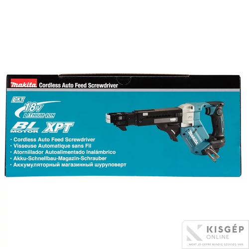 Makita 18V LXT Li-ion BL 55mm-es 0-6000f/perc táras csavarbehajtó Z