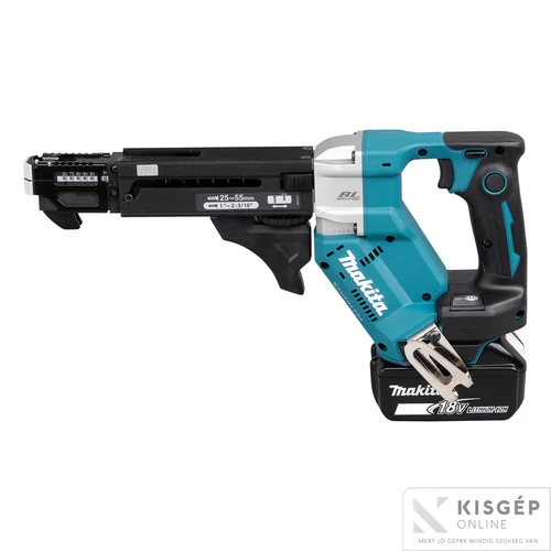Makita DFR551RTJ 18V LXT Li-ion BL 55mm-es 0-6000f/perc táras csavarbehajtó 2x5,0Ah