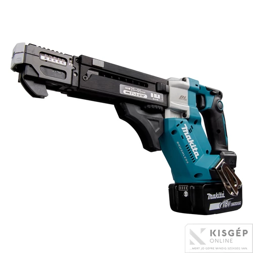 Makita DFR551RTJ 18V LXT Li-ion BL 55mm-es 0-6000f/perc táras csavarbehajtó 2x5,0Ah