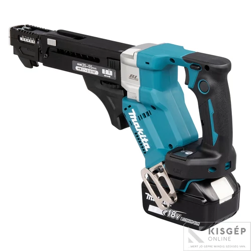 Makita DFR551RTJ 18V LXT Li-ion BL 55mm-es 0-6000f/perc táras csavarbehajtó 2x5,0Ah
