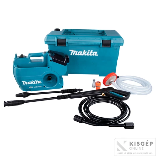 Makita DHW080ZK 2x18V LXT Li-Ion BL 80 bar magasnyomású mosó | Akku és töltő nélkül