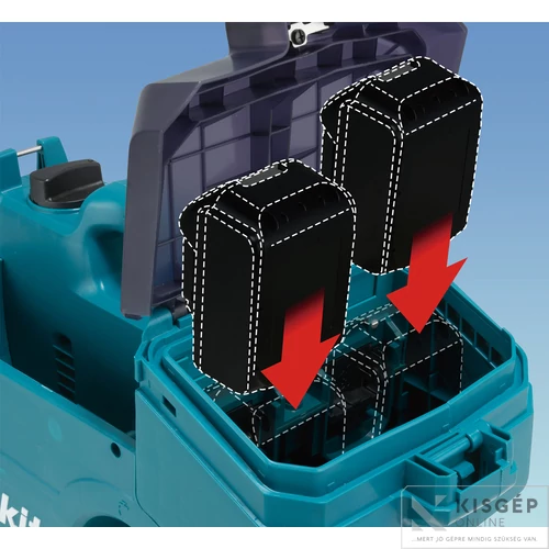 Makita DHW080ZK 2x18V LXT Li-Ion BL 80 bar magasnyomású mosó | Akku és töltő nélkül