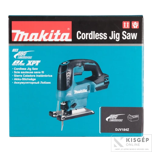 Makita DJV184 Z 18V LXT Li-ion BL 400W F szúrófűrész v: 135mm Z