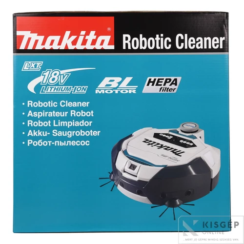 Makita DRC300Z 18V LXT Li-ion BL robotporszívó térképezés funkcióval Z