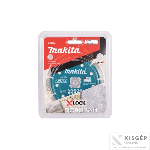 Makita 125mm gyémánttárcsa szegmenses X-LOCK