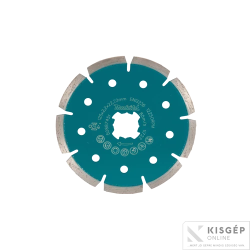 Makita 125mm gyémánttárcsa szegmenses X-LOCK