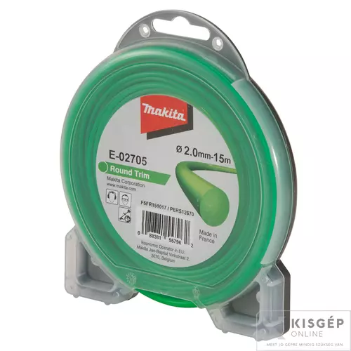 E-02705 Makita E-02705 damil kerek "roundTRIM" 2,0 mm x 15 m