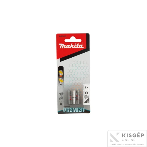 Makita impact PREMIER torziós csavarbehajtó bit PH2 25mm 2db