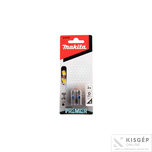 Makita impact PREMIER torziós csavarbehajtó bit PZ1 25mm 2db