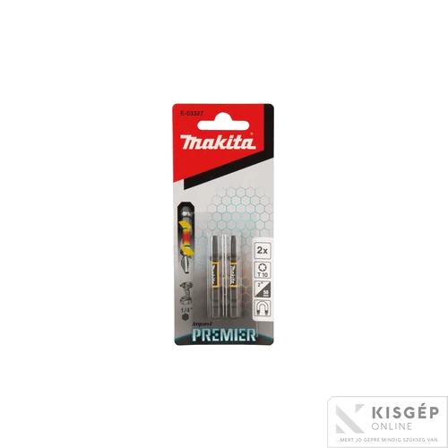 Makita impact PREMIER torziós csavarbehajtó bit T10 50mm 2db