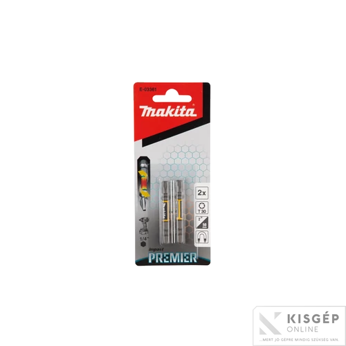 Makita impact PREMIER torziós csavarbehajtó bit T30 50mm 2db