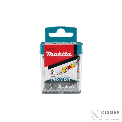 Makita impact PREMIER torziós csavarbehajtó bit PH2 50mm (10 db/cs)