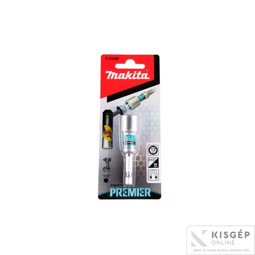 Makita impact PREMIER mágneses dugókulcs H13 65mm 1db