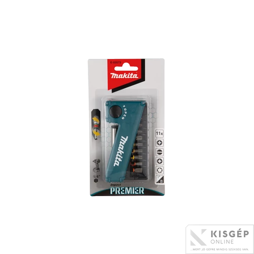 Makita impact PREMIER torziós 25mm-es bitkészlet 11db-os
