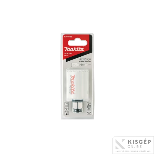 Makita bimetál körkivágó 38mm EZYCHANGE