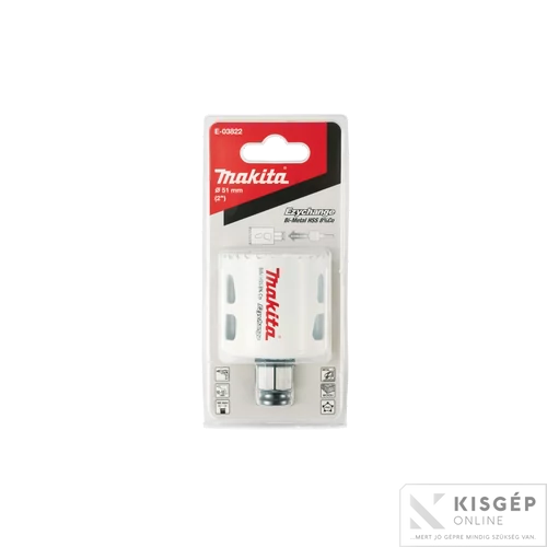 Makita bimetál körkivágó 51mm EZYCHANGE
