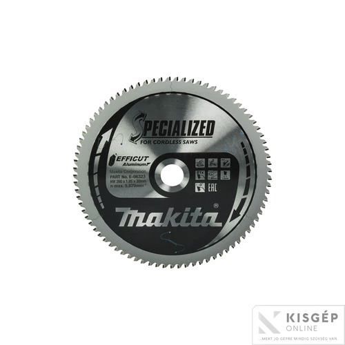 Makita EFFICUT körfűrészlap 260x30mm Z81 ALU