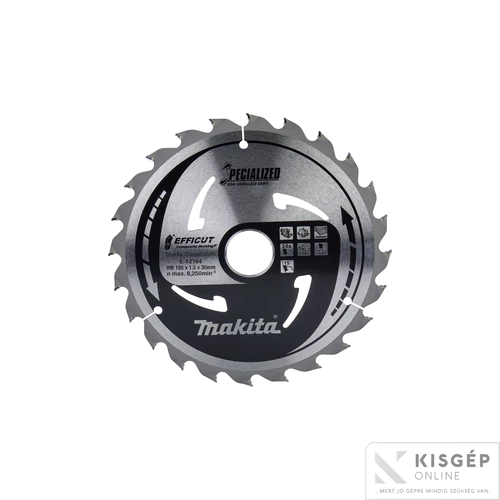 Makita EFFICUT körfűrészlap 185x30mm Z24 KOMPOZIT