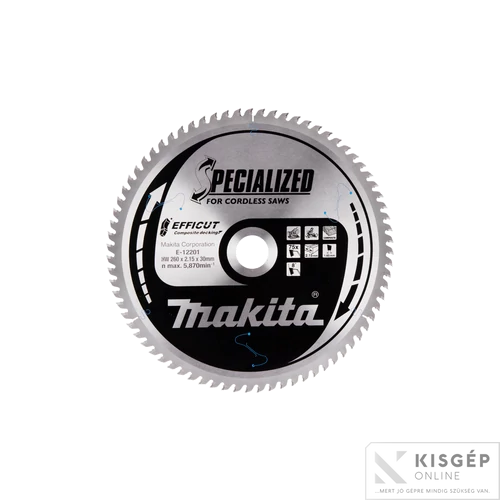 Makita EFFICUT körfűrészlap 260x30mm Z75 KOMPOZIT