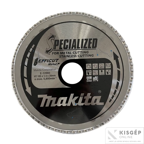 Makita EFFICUT körfűrészlap 185x30mm Z60 FÉM
