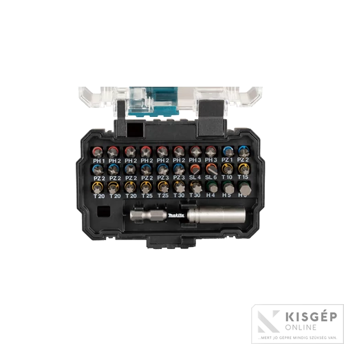 Makita impact PREMIER 31db-os PROFI bitkészlet