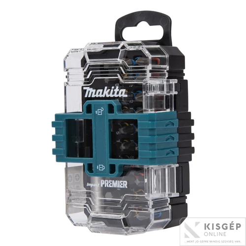 Makita impact PREMIER 31db-os PROFI bitkészlet