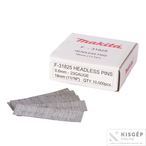 Makita tűszeg galvanizált 18mm 23GA AF201Z/DPT350/DPT351