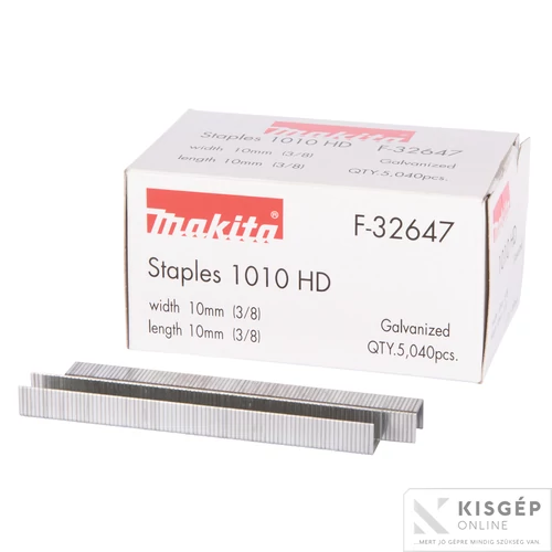 Makita kapocs 10x10mm fényes DST220/DST221