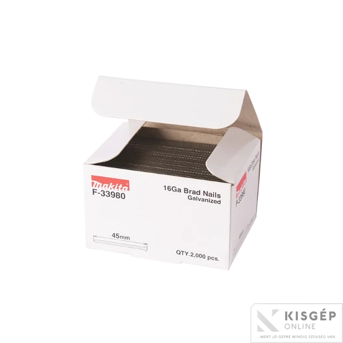 Makita fejnélküli szeg galvanizált 45mm x 1,3mm 16GA DBN600