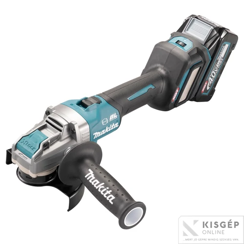 Makita 40Vmax XGT Li-ion BL AWS AFT 125mm X-LOCK sarokcsiszoló fék, ford. 2x2,5Ah