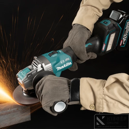 Makita 40Vmax XGT Li-ion BL AWS AFT 125mm X-LOCK sarokcsiszoló fék, ford. Z