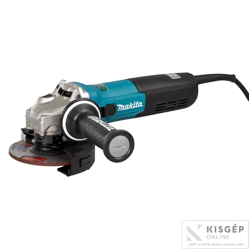 Makita 125 mm 1900 W sarokcsiszoló konstans elektroknika + lágy indítás + fordulatszám szabályzás