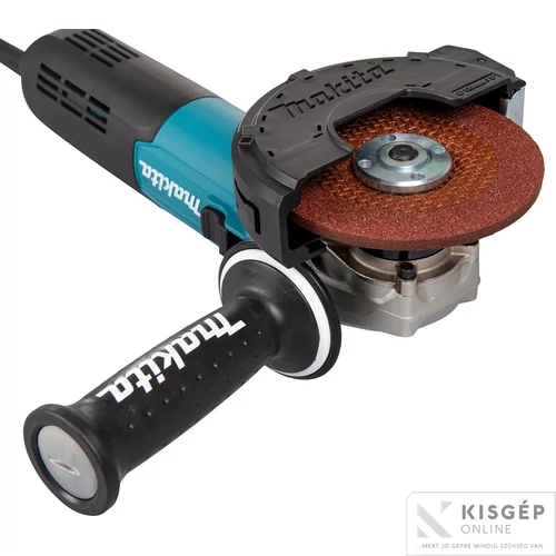 Makita 125 mm 1900 W sarokcsiszoló konstans elektroknika + lágy indítás + fordulatszám szabályzás
