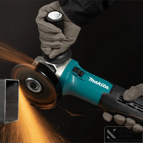Makita 125 mm 1900 W sarokcsiszoló konstans elektronika + lágyindítás
