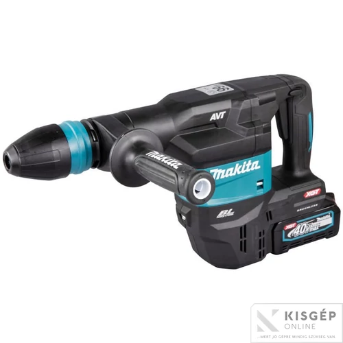 Makita HM001GT201 40Vmax XGT Li-ion BL AWS 9,4J SDS-Max vésőgép 2x5,0Ah