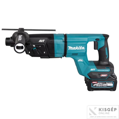 Makita 40Vmax XGT Li-ion BL AWS AVT AFT 28mm 3,0J SDS-Plus fúró-vésőkalapács 2x4,0Ah
