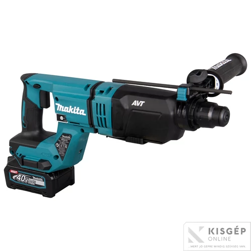 Makita 40Vmax XGT Li-ion BL AWS AVT AFT 28mm 3,0J SDS-Plus fúró-vésőkalapács 2x4,0Ah+DX15