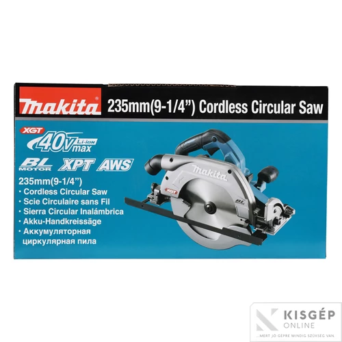 Makita 40Vmax XGT Li-ion BL AWS 235mm körfűrész Z