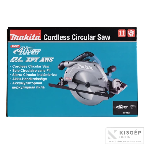 Makita 40Vmax XGT Li-ion BL AWS 260mm körfűrész 2x5,0Ah