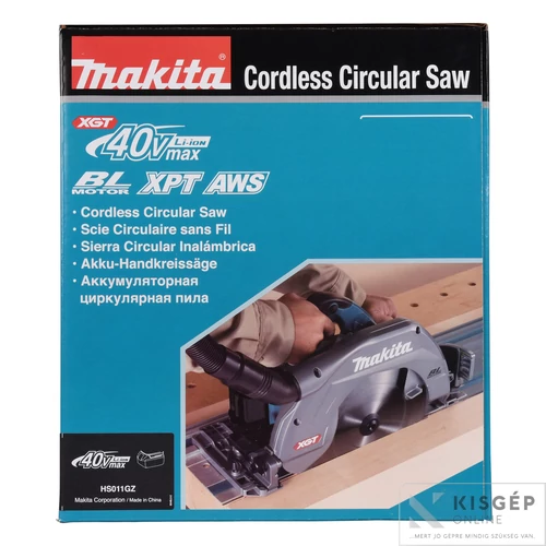 Makita 40Vmax XGT Li-ion BL AWS 260mm körfűrész 2x5,0Ah