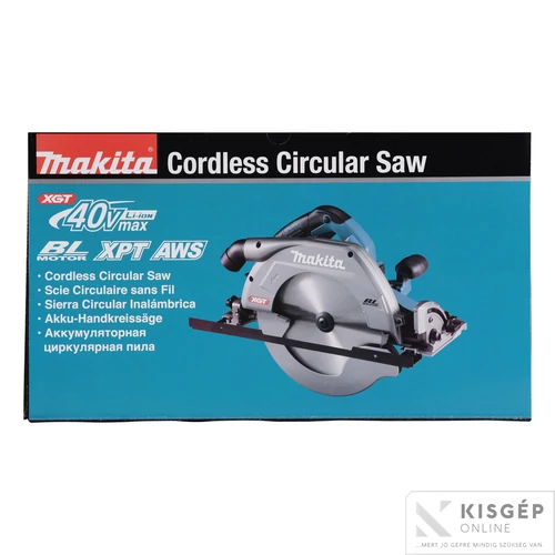 Makita 40Vmax XGT Li-ion BL AWS 260mm körfűrész 2x5,0Ah