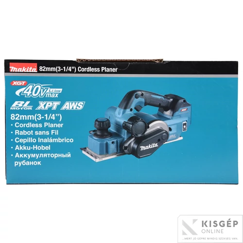 Makita 40Vmax XGT Li-ion BL AWS 82mm gyalu Z