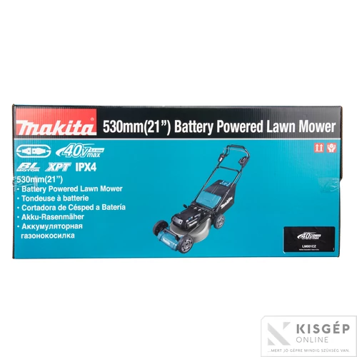 Makita LM001CZ 53 cm 40Vmax Li-Ion BL 1600W fűnyíró ÖNJÁRÓ Z