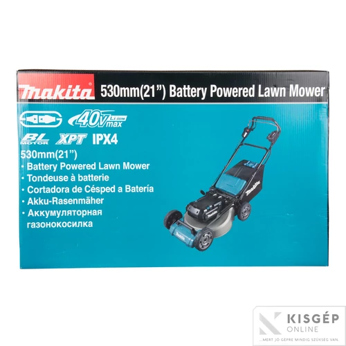 Makita LM001CZ 53 cm 40Vmax Li-Ion BL 1600W fűnyíró ÖNJÁRÓ Z