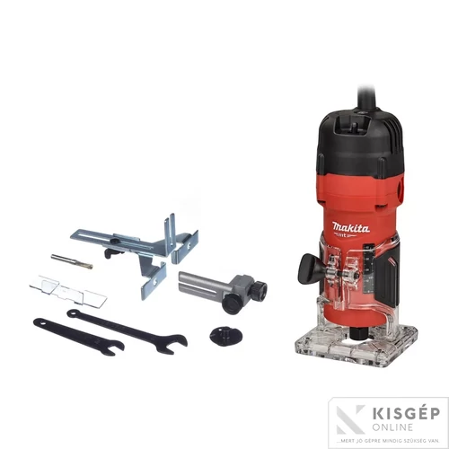 MAKITA M3702 élmarógép 6mm 530W átlátszó talppal